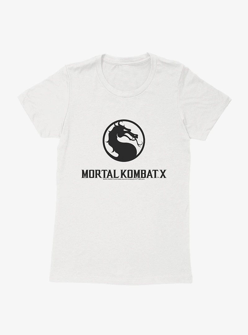 Mortal Kombat X Logo Womens T-Shirt