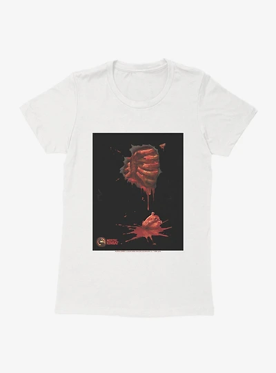 Mortal Kombat 9 Bleeding Ribcage Womens T-Shirt