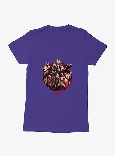 Mortal Kombat Group Womens T-Shirt