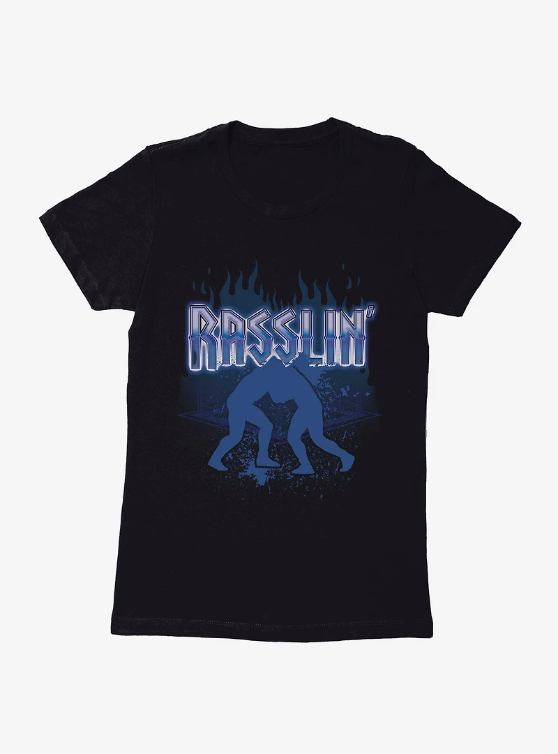 Wrestling Rasslin' Womens T-Shirt