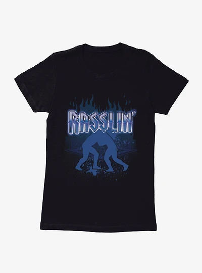 Wrestling Rasslin' Womens T-Shirt