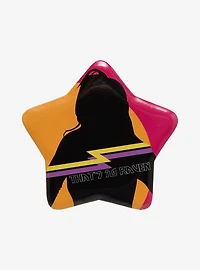 Disney That's So Raven Silhouette Portrait Star Button Pin