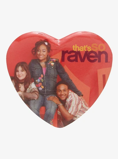 Disney That's So Raven Heart Button Pin
