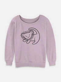Disney The Lion King Cave Painting Womens Slouchy Sweatshirt