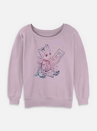 Marvel Guardians of the Galaxy Grootient Womens Slouchy Sweatshirt