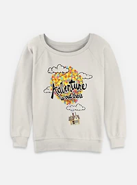 Disney Pixar Up Adventure Womens Slouchy Sweatshirt