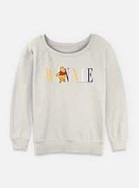 Disney Winnie The Pooh Fashion Womens Slouchy Sweatshirt