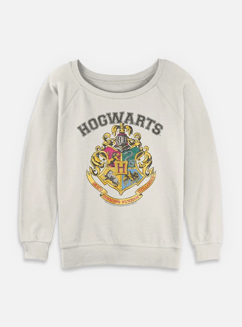 Harry Potter Vintage Womens Slouchy Sweatshirt