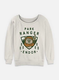 Star Wars Park Ranger Womens Slouchy Sweatshirt