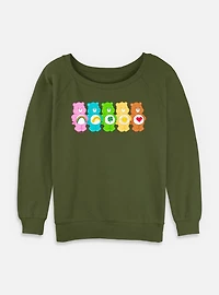 Care Bears All Together Womens Slouchy Sweatshirt
