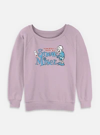 A Year Without Santa Snow Badge Womens Slouchy Sweatshirt
