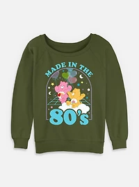 Care Bears Eighties Made Womens Slouchy Sweatshirt