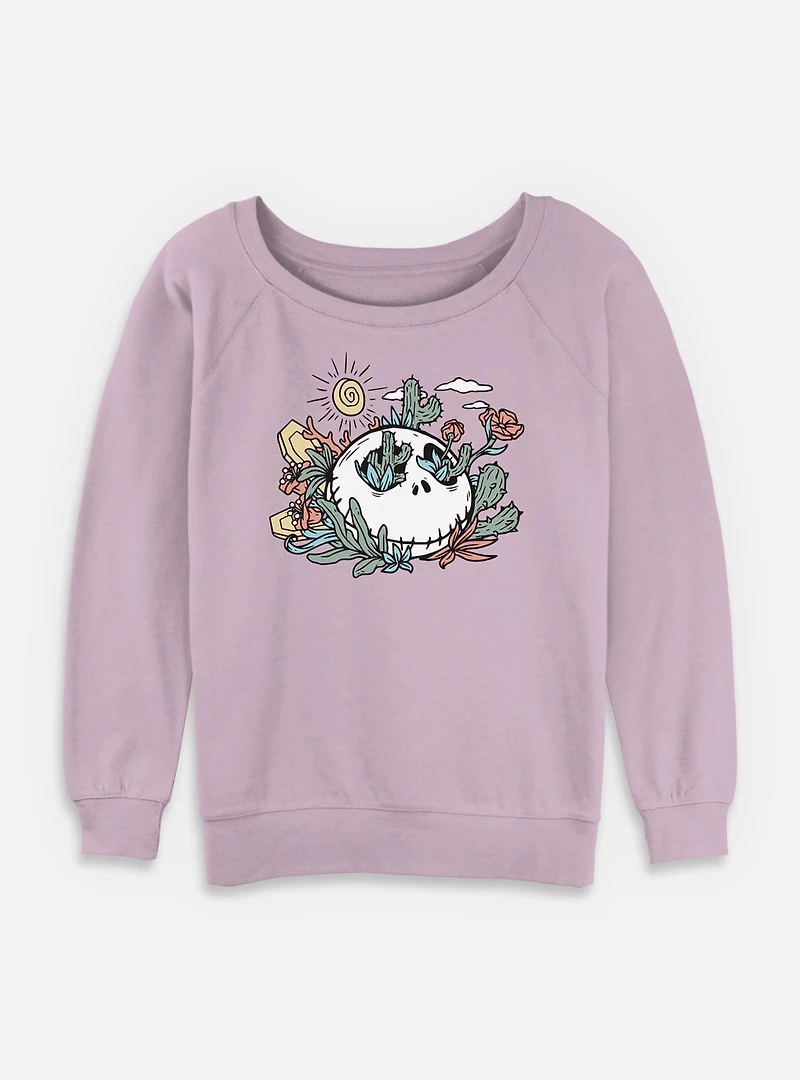 The Nightmare Before Christmas Death Valley Womens Slouchy Sweatshirt