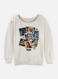 Stranger Things Remember Eddie Womens Slouchy Sweatshirt