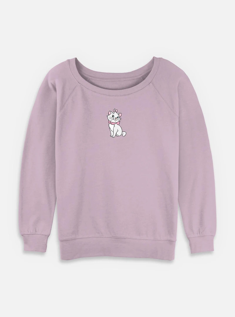 Disney The Aristocats Marie Womens Slouchy Sweatshirt