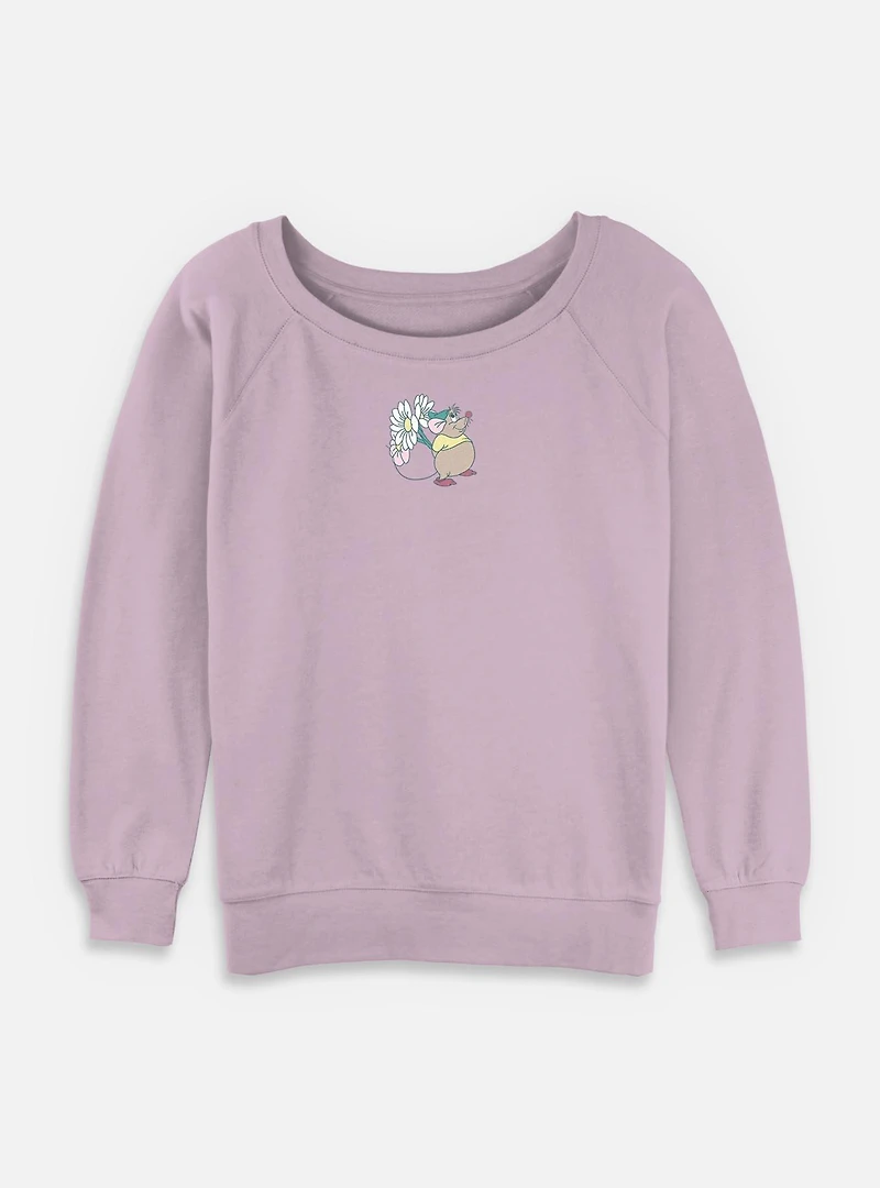 Disney Vintage Cute Lil Gus Womens Slouchy Sweatshirt