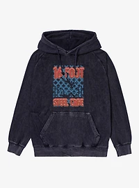 16-Foot Steel Cage Wrestling Mineral Wash Hoodie