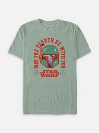 Star Wars Boba Fett May The 4th Garment Dye T-Shirt
