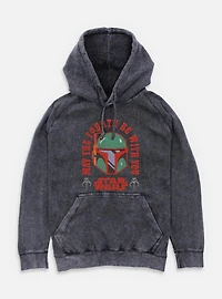 Star Wars Boba Fett May The 4th Mineral Wash Hoodie