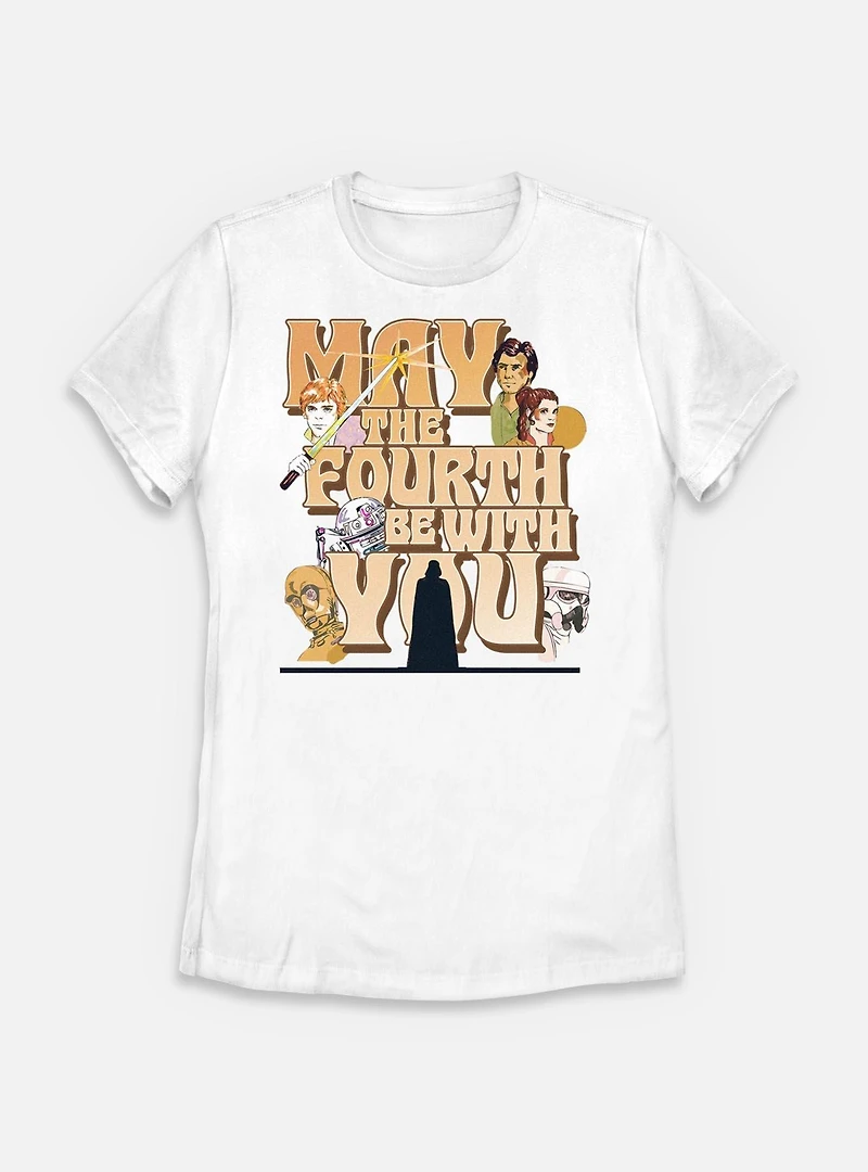 Star Wars May The Fourth Be With You Womens T-Shirt