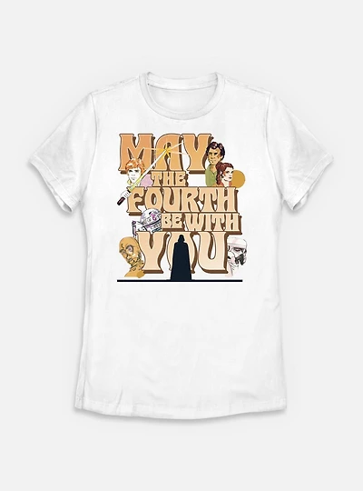 Star Wars May The Fourth Be With You Womens T-Shirt