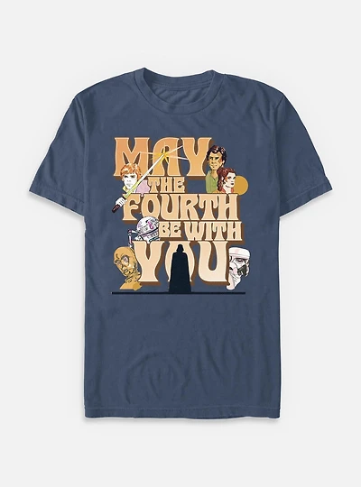 Star Wars May The Fourth Be With You Garment Dye T-Shirt