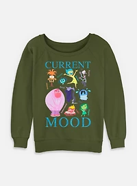 Disney Pixar Inside Out 2 Current Womens Slouchy Sweatshirt