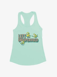 Minions Bob's Left Unsupervised Womens Tank Top
