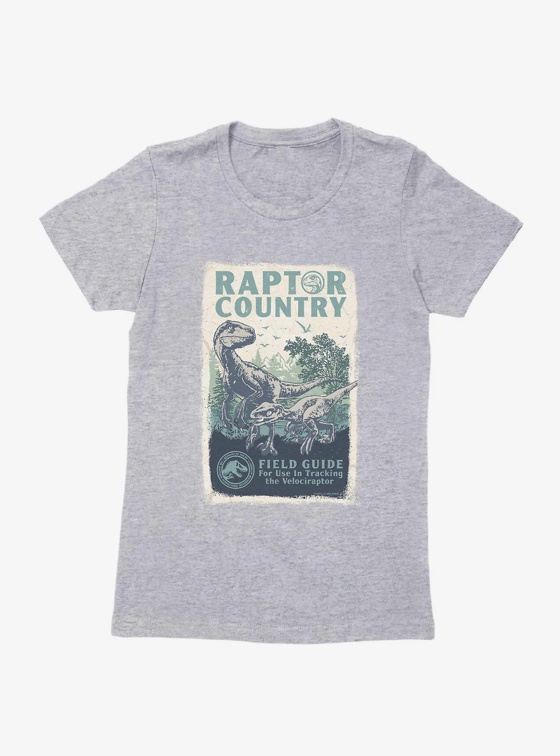 Jurassic World Dominion Raptor Country Womens T-Shirt