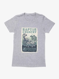 Jurassic World Dominion Raptor Country Womens T-Shirt