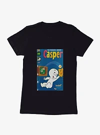Casper The Friendly Ghost Baseball Comic Cover Womens T-Shirt