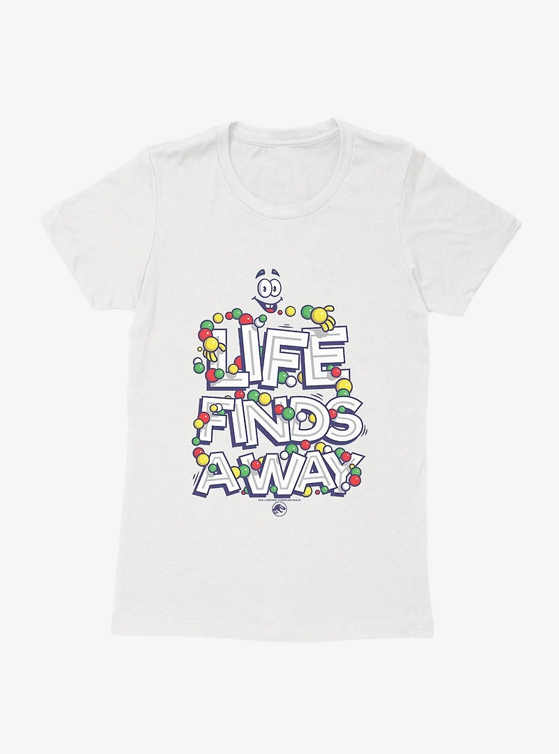 Jurassic World Mr. DNA Life Finds A Way Womens T-Shirt