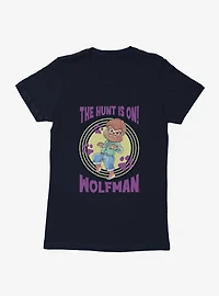 Universal Anime Monsters Hunt Is On Wolfman Womens T-Shirt