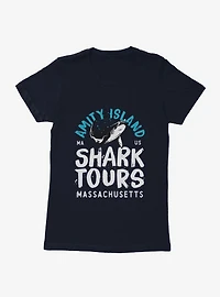 Jaws Amity Island Massachusetts Womens T-Shirt