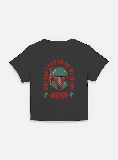 Star Wars Boba Fett May The 4th Womens Baby T-Shirt