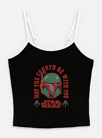 Star Wars Boba Fett May The 4th Womens Cami Tank Top