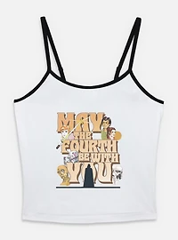 Star Wars May The Fourth Be With You Womens Cami Tank Top
