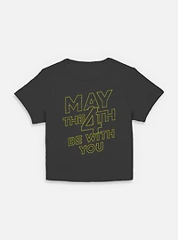 Star Wars May The 4th Be With You Womens Baby T-Shirt
