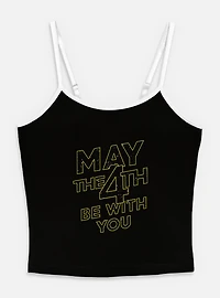 Star Wars May The 4th Be With You Womens Cami Tank Top