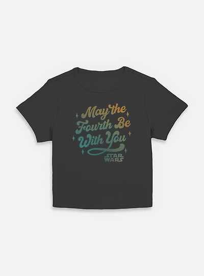 Star Wars Celebrate May The 4th Gradient Womens Baby T-Shirt