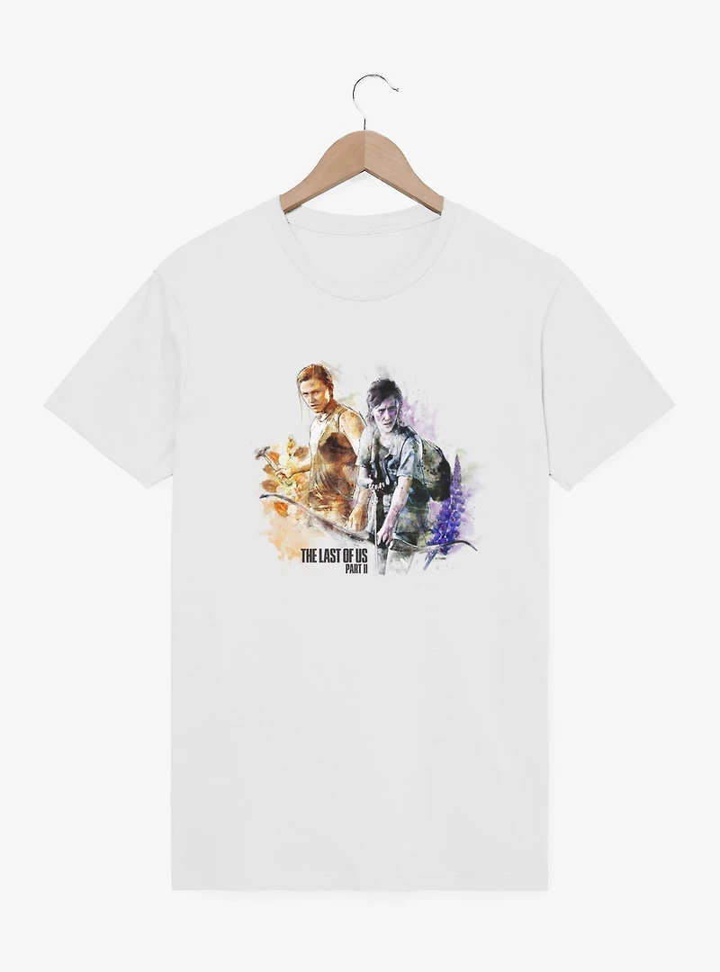 The Last Of Us Part II Abby And Ellie Floral T-Shirt