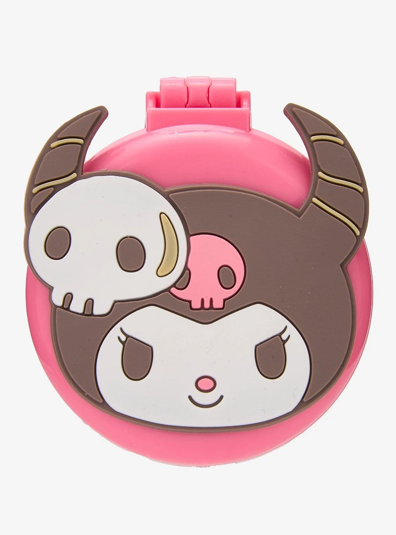 Sanrio Kuromi with Horns Compact Mirror with Brush - BoxLunch Exclusive