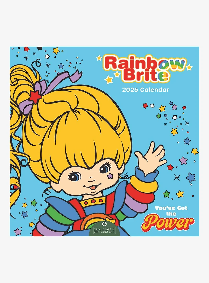 Rainbow Brite 2026 Wall Calendar