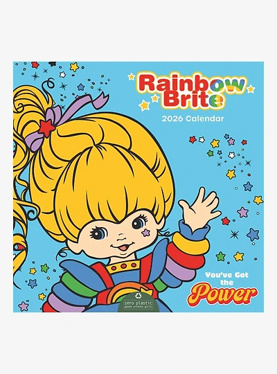 Rainbow Brite 2026 Wall Calendar