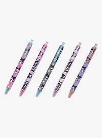 Sanrio Kuromi Soft-Touch Colored Ink Gel Pen Set