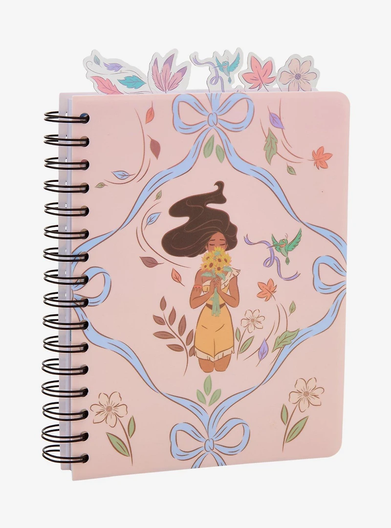 Disney Pocahontas Floral Ribbon Figural Tab Journal - BoxLunch Exclusive