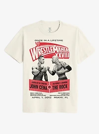 WWE Wrestlemania John Cena vs. The Rock Poster T-Shirt
