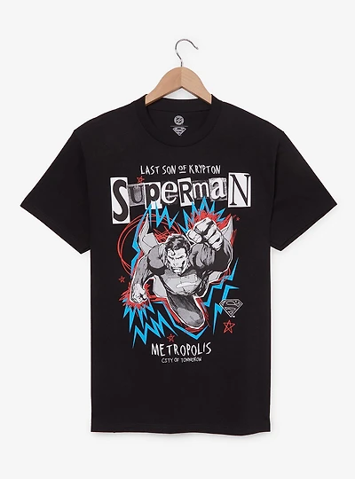 DC Comics Superman Lettered Graphic T-Shirt — BoxLunch Exclusive
