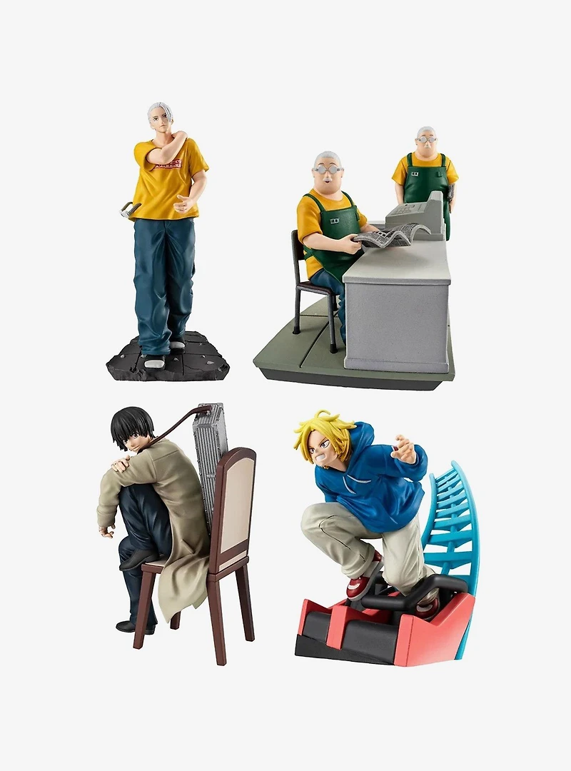 Megahouse Sakamoto Days Petitrama Cut Out Scenes Blind Box Figure