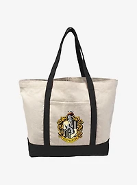 Harry Potter Hufflepuff Crest Canvas Tote Bag
